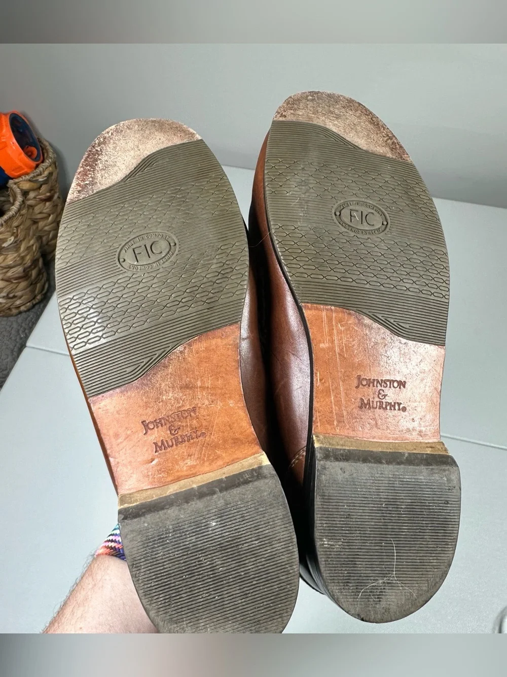 Johnston & Murphy Leather Tassel Loafers